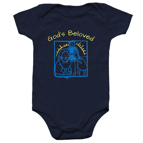 Youth Ministries, a Navy Infant Onesie