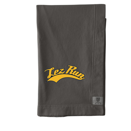 Lez Run Towel, a Pepper Comfort Colors Blanket
