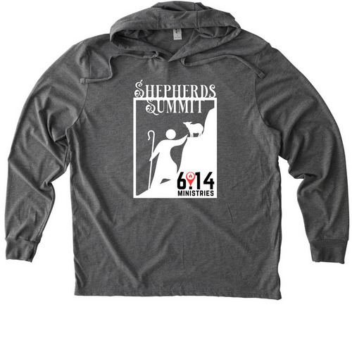 Summit Apparel with White Logo, a Aluminum Grey Allmade Eco Triblend Hoodie Tee