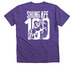 Skunk Ape 100, a Purple Rush Premium V-Neck Tee (back-view)