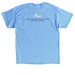 26 letters, infinite Possibilities, a Carolina Blue Classic Unisex Tee (back-view)