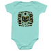 Read Books Be Kind Stay Weird, a Chill Infant Onesie