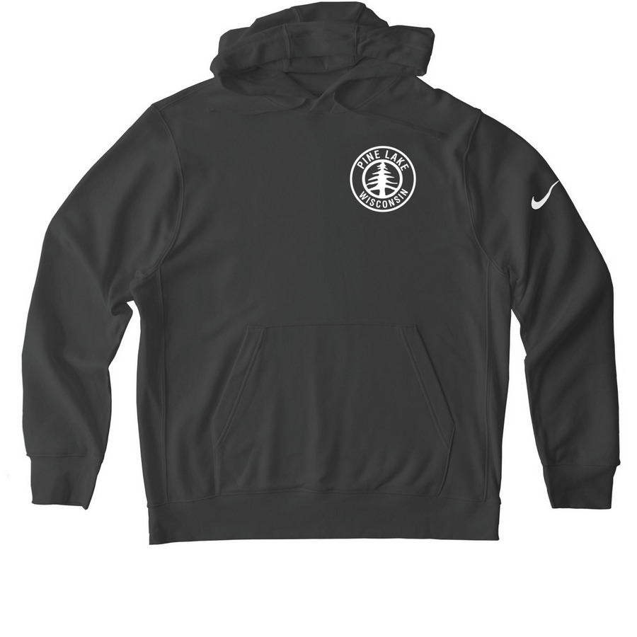 Active Wear, a Anthracite Nike Club Fleece Pullover Hoodie