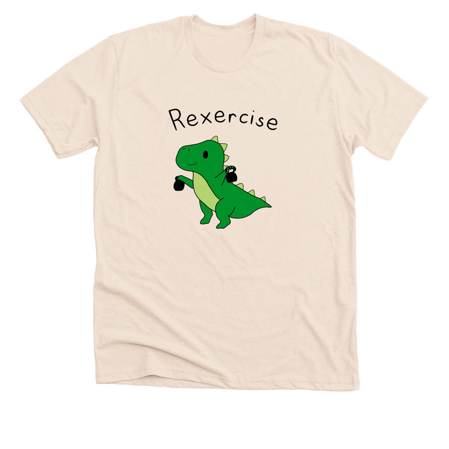 EnergyX Rexercise Kettlebells 2024, a Heather Soft Cream Premium Unisex Tee