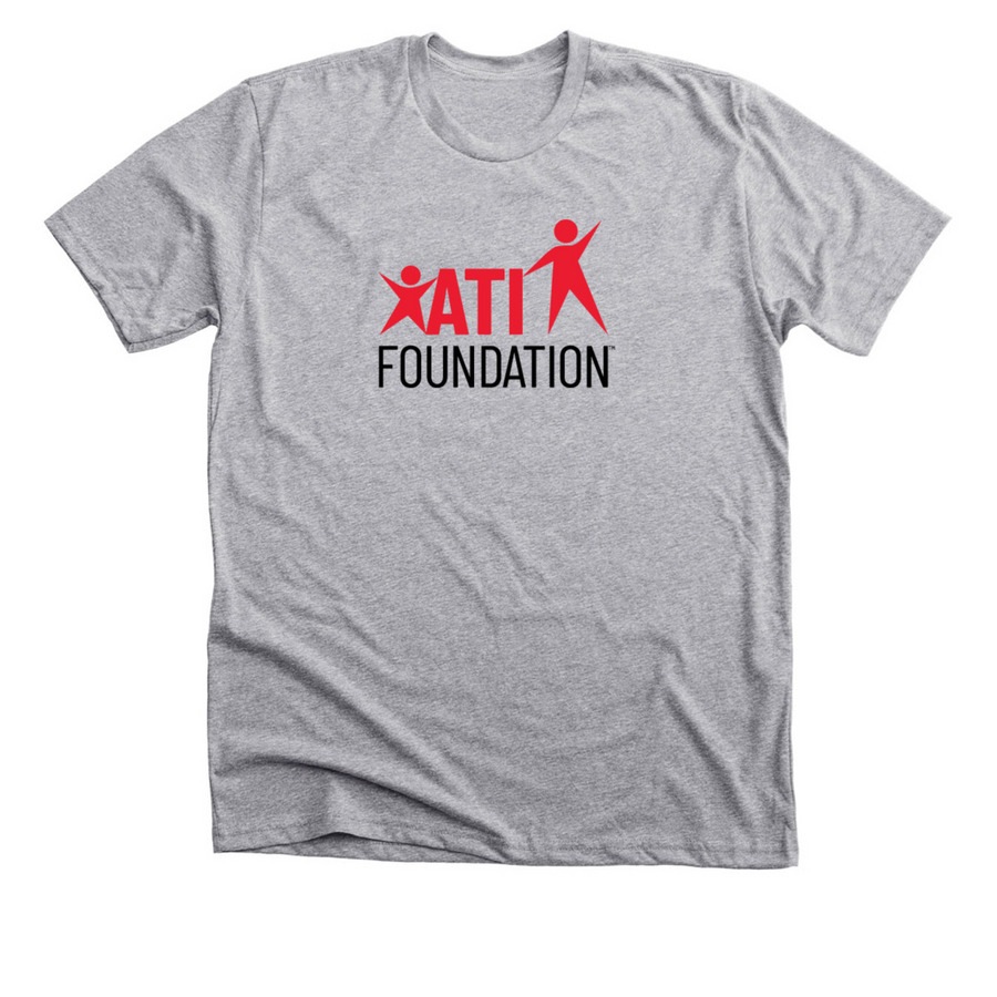 ATI Foundation Classic Logo, a Athletic Heather Premium Unisex Tee