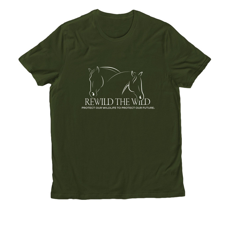 Protect Our Wildlife To Protect Our Future, a Herb Green Allmade Organic Cotton Unisex Tee