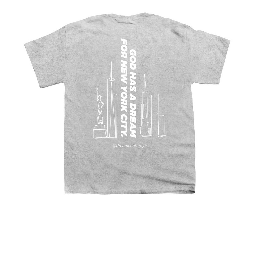 Short Term Missions Merch, a Sport Grey Youth Unisex Tee (back-view)