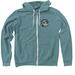 Elakha Alliance Zip-Up Hoodies, a Heather Deep Teal Zip Up Hoodie