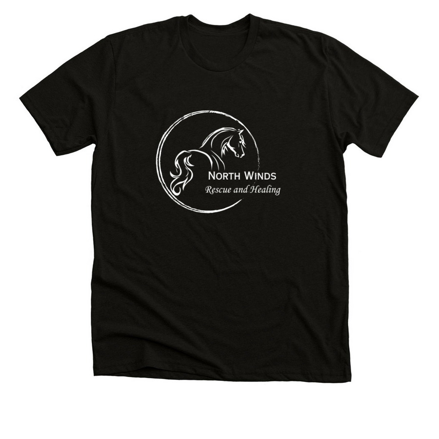 North Winds Rescue Fundraiser, a Solid Black Blend Premium Unisex Tee