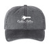 RPH Logo Caps, a Black Printed Pigment Dye Baseball Cap