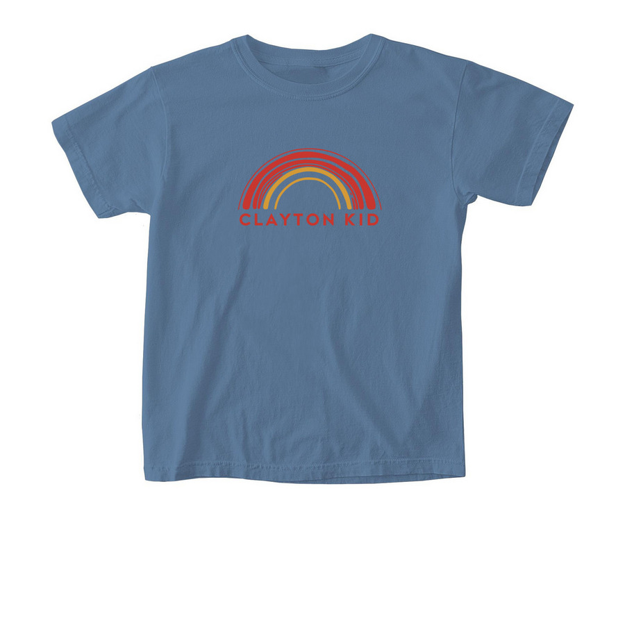 Clayton Kid, a Blue Jean Comfort Colors Youth Tee