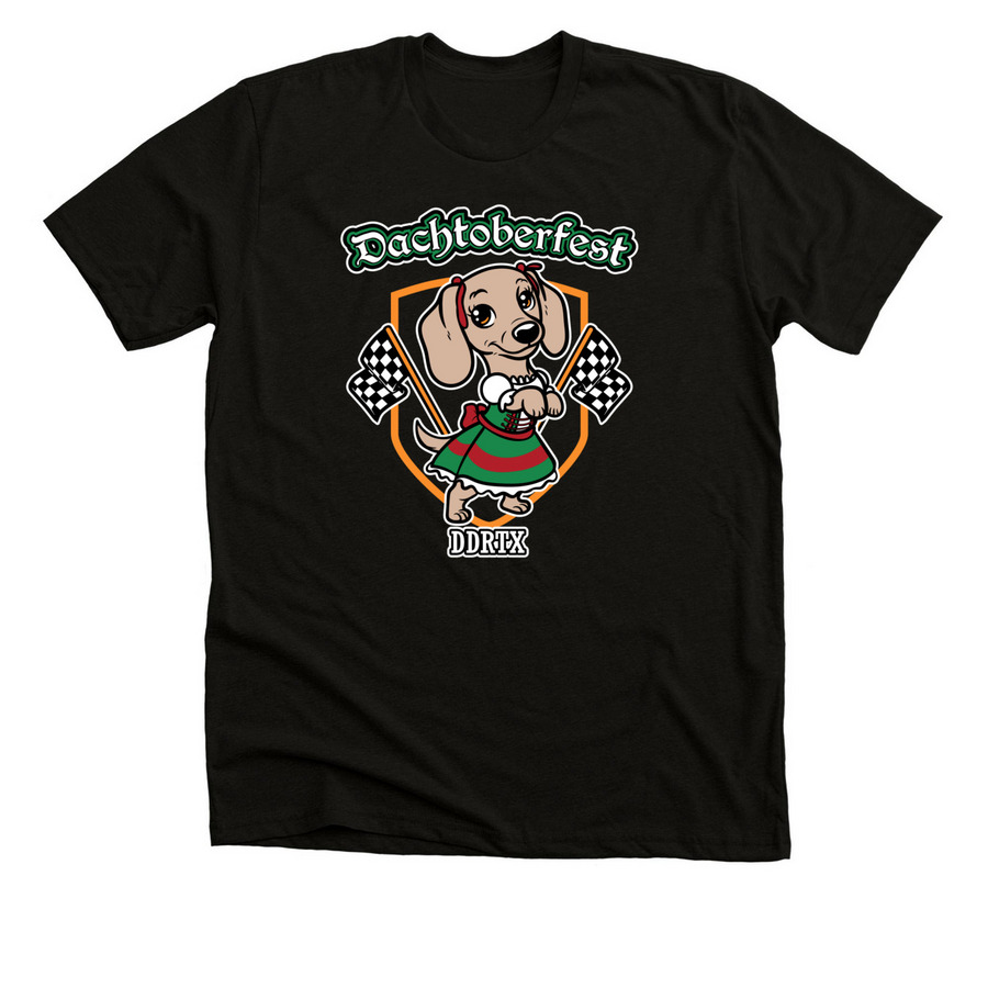 DDRTX Dachtoberfest 2025, a Solid Black Blend Premium Unisex Tee