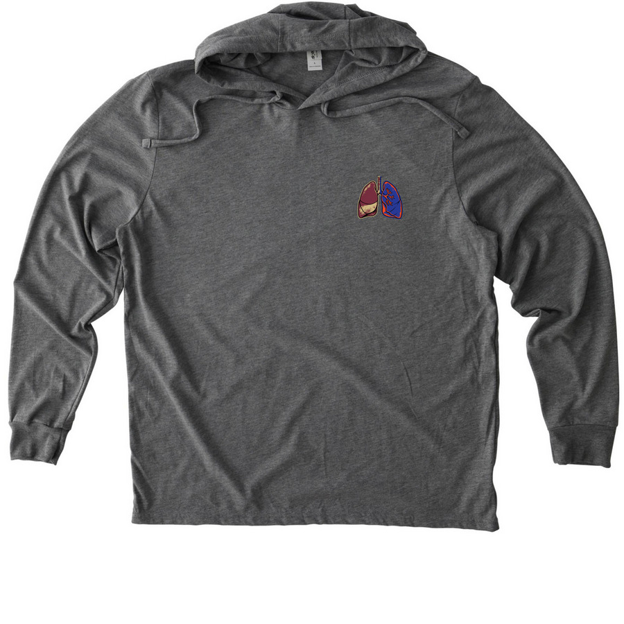 Supporter Shirt v2, a Aluminum Grey Allmade Eco Triblend Hoodie Tee