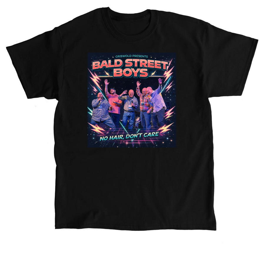Bald Street Boys, Back Again!, a Black Classic Unisex Tee