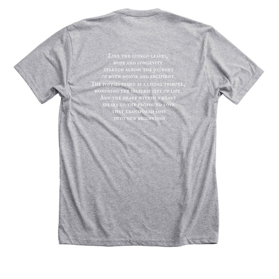 Hope, a Athletic Heather Premium Unisex Tee (back-view)