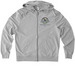 CHARM Rescue Zip Up&nbsp;, a Granite Grey Heather Allmade Organic French Terry Zip Up Hoodie