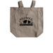 Love, Valentino Tote&nbsp;, a Pumice Recycled Cotton Tote Bag (back-view)