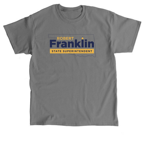 Robert Franklin Logo 2, a Charcoal Classic Unisex Tee