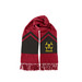 Wild Hornets Victory Scarf, a Deep Red/ Black Two-Tone Gameday Scarf