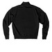 New Fall Sweatshirt, a Black Women's French Terry Zip Up Jacket (back-view)
