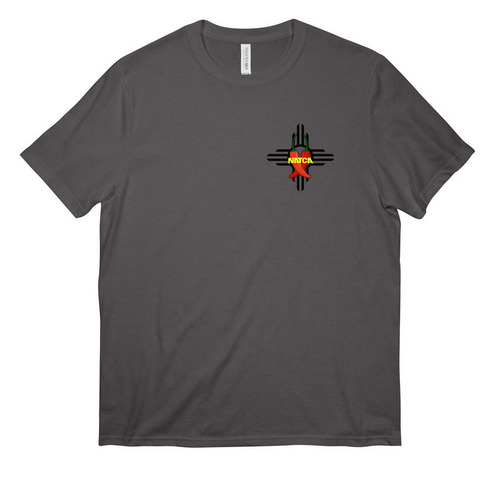 Red Chile, a Grey Steel All-American Unisex Tee
