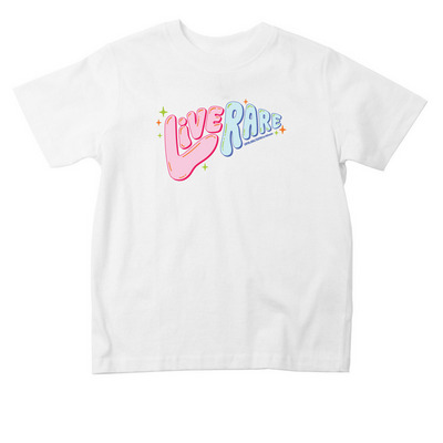 Live Rare Logo Toddler T, a White Toddler Tee