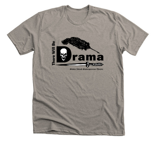 THERE WILL BE DRAMA, a Heather Stone Premium Unisex Tee