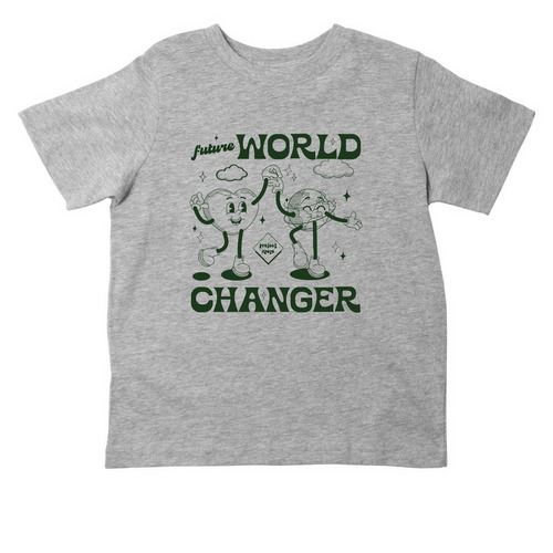 World Changer - Toddler Tee, a Heather Toddler Tee