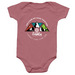 Conference Baby, a Mauve Infant Onesie