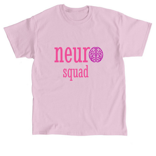 Le Bonheur Neuro Squad, a Light Pink Classic Unisex Tee