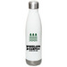 Woodland Camps Water Bottle, a White Stainless Steel Water Bottle