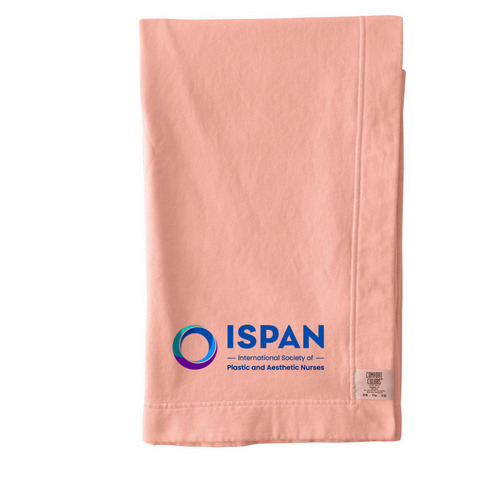 ISPAN Blanket, a Peachy Comfort Colors Blanket
