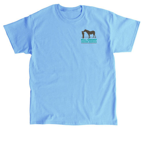 Mill Swamp Indian Horses short sleeve T-shirts, a Carolina Blue Classic Unisex Tee