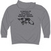King Nekro, a Gunmetal Heather Midweight Pullover Hoodie (back-view)