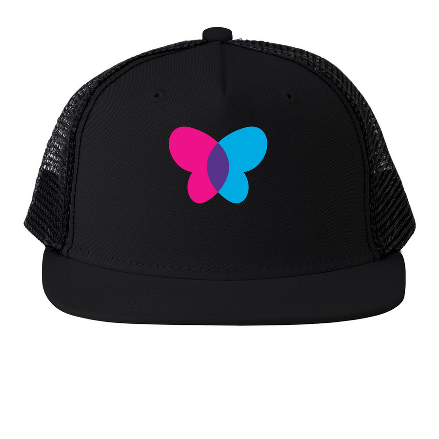 EBRP Trucker Hat, a Black Printed Trucker Hat