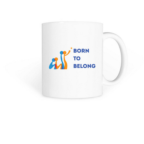 Born to Belong - Star Mug, a White Coffee Mug