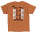 Three Man!, a Texas Orange Classic Unisex Tee (back-view)