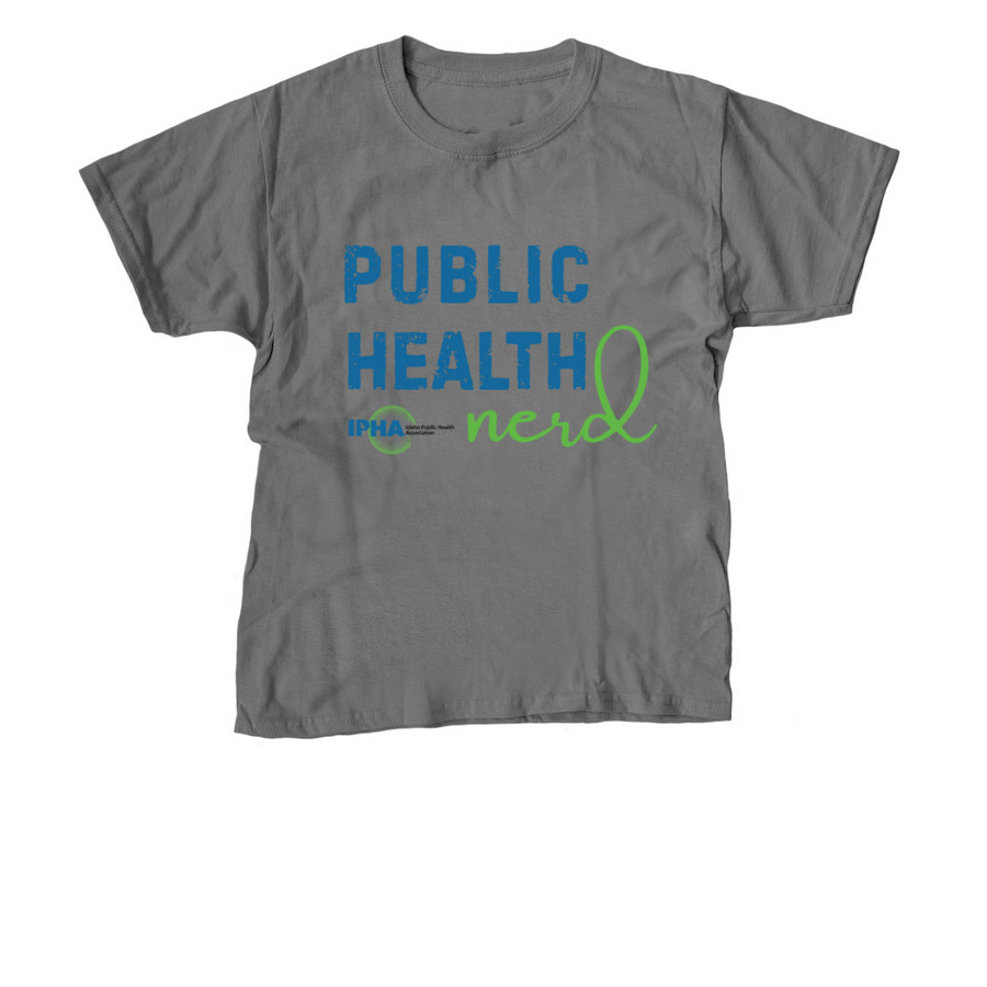 IPHA-PH Nerd, a Charcoal Youth Unisex Tee