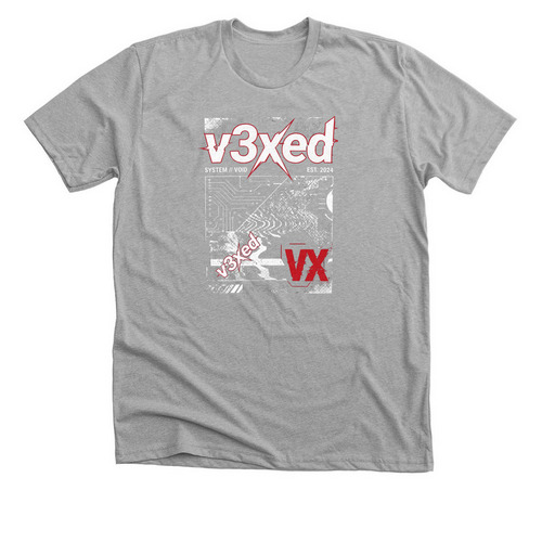 v3xed Void System, a Athletic Heather Premium Unisex Tee