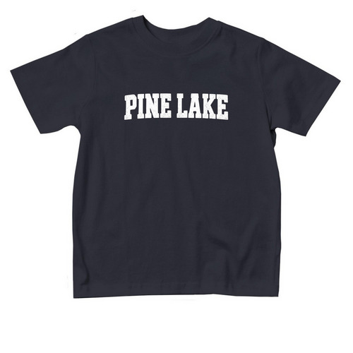 Pine Lake Classic Block Toddler, a Navy Toddler Tee
