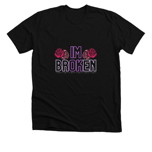 UNbroken, a Solid Black Blend Premium Unisex Tee