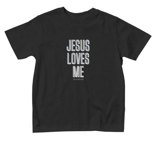 Toddler: Jesus Loves Me, a Black Toddler Tee