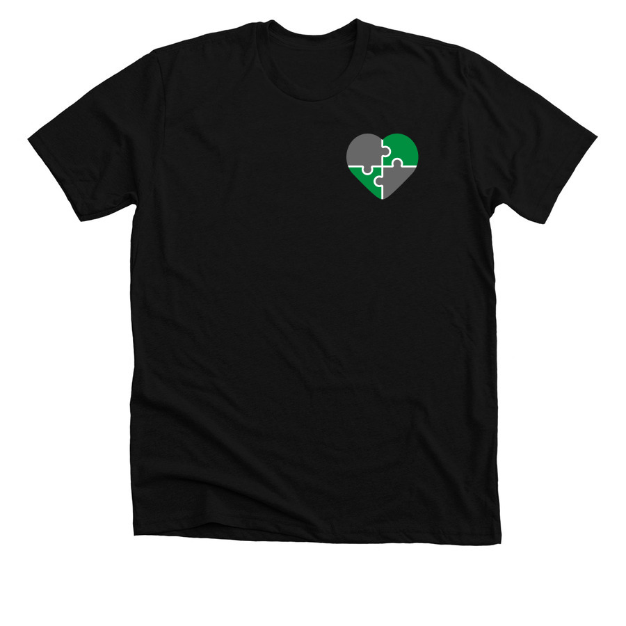 JW FLAG, a Solid Black Blend Premium Unisex Tee