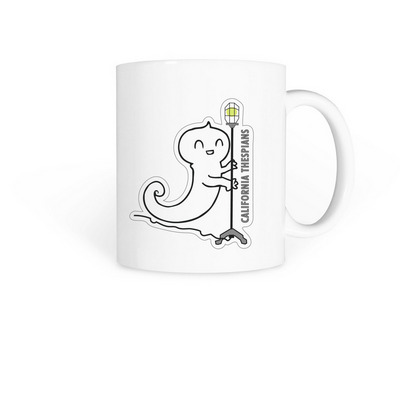 Ghost Light mug, a White Coffee Mug