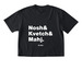 & Mahj Shirt, a Black Comfort Colors Boxy Tee