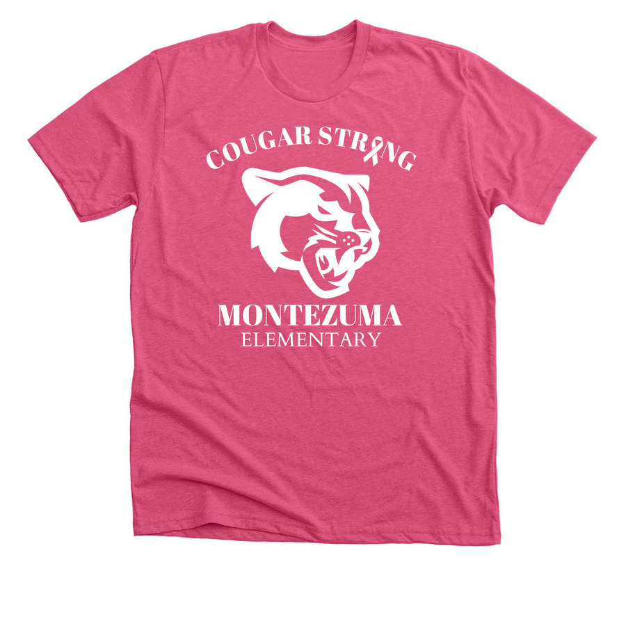 Cougar Strong, a Heather Charity Pink Premium Unisex Tee
