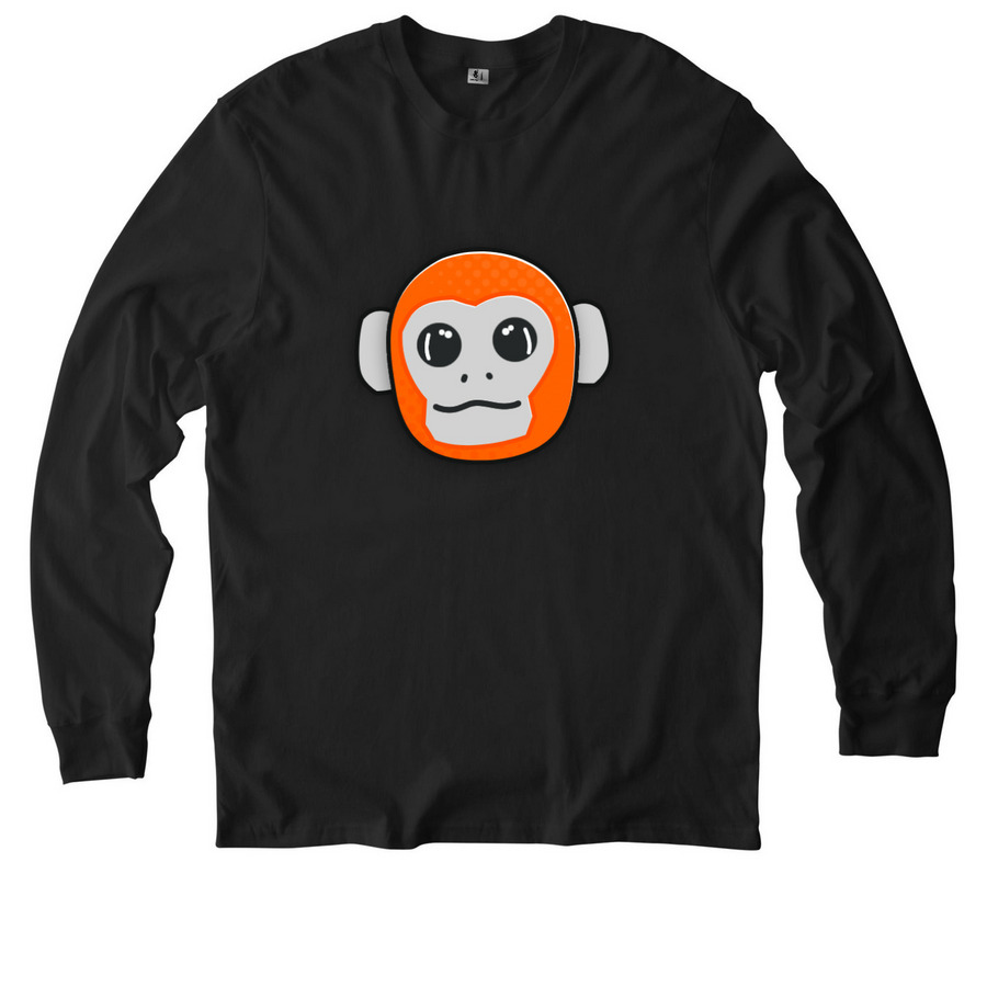 EGGLER CLOTHING, a Deep Black Allmade Organic Cotton Long Sleeve Tee