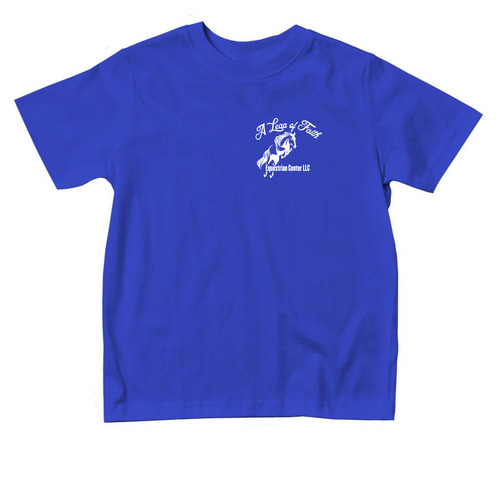 Mini ALOF FAM, a Royal Blue Toddler Tee