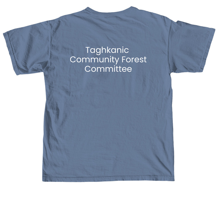 TCF Shirts, a Blue Jean Comfort Colors Unisex Tee (back-view)