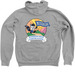 Dad Apparel&nbsp;, a Athletic Heather Zip Up Hoodie (back-view)